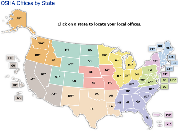 OSHA Offices by State