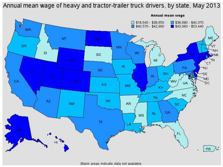 how-much-do-truck-drivers-make-by-state